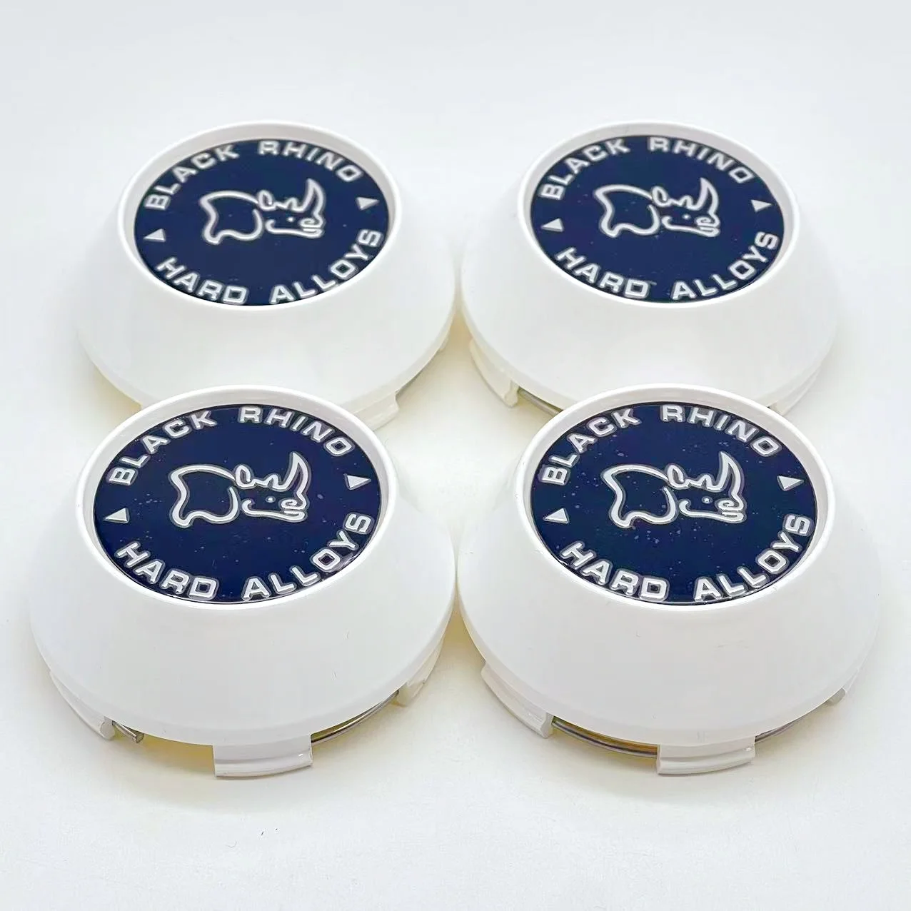 

4pcs 60mm 65mm 68mm 69mm White High Cap Car Wheel Center Caps Fit 45mm Rhinoceros Logo Badge Emblem Stickers Car Accessories