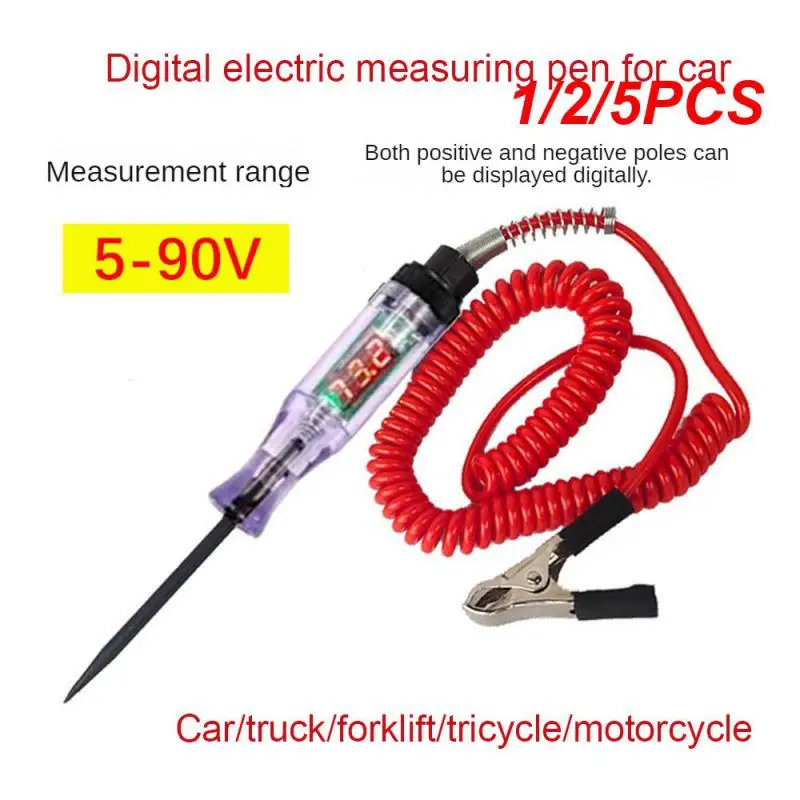 

1/2/5PCS Measuring Pen Practical Safety And Worry Strong And Durable Accurate Detection Easy To Use Automotive Diagnostic Tools