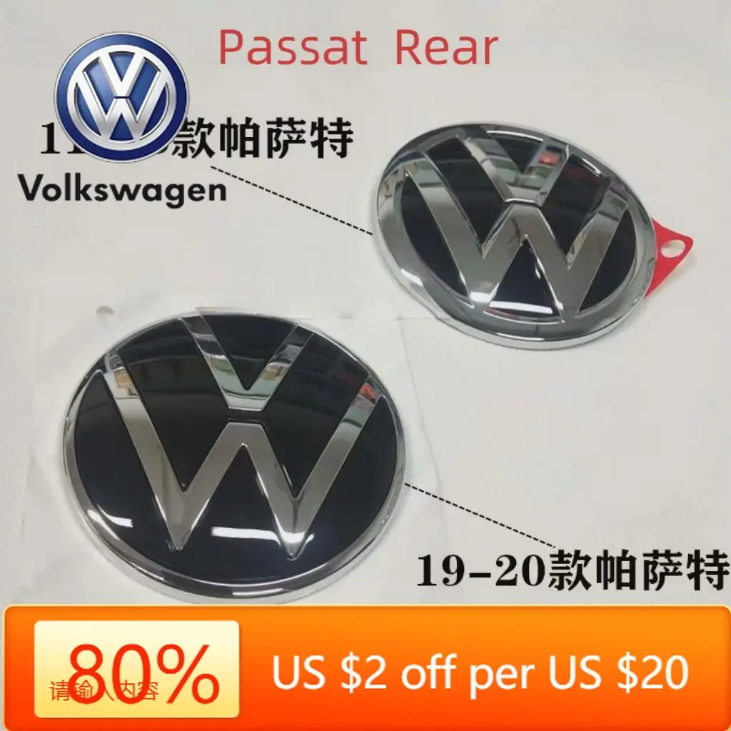 

Горячие эмблемы, 1 шт., эмблема заднего багажника для VW Passat 2011-2020 гг., оригинальный значок с логотипом VW (стиль OEM)