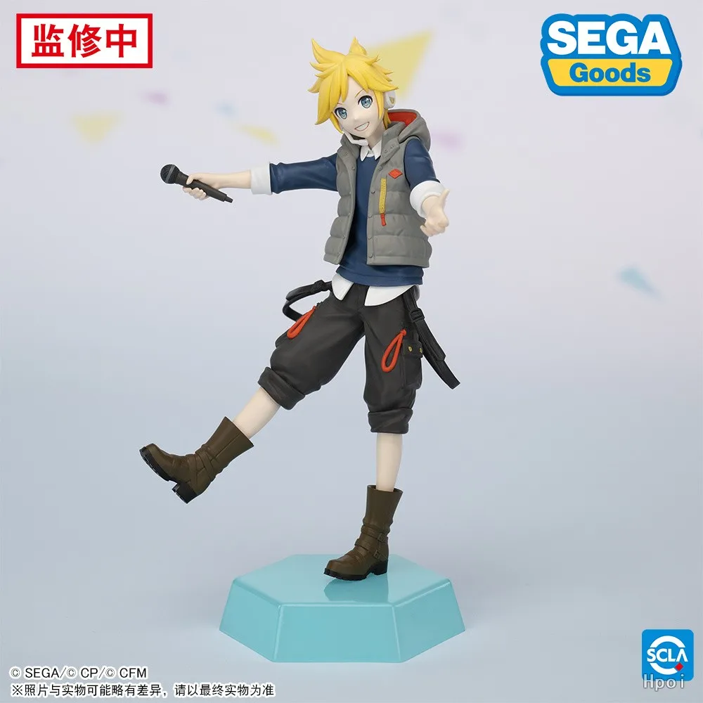 SEGA Original HATSUNE MIKU scène colorée bureau × décorer Collections MEIKO KAITO Megurine Luka Kagamine Len figurine jouet