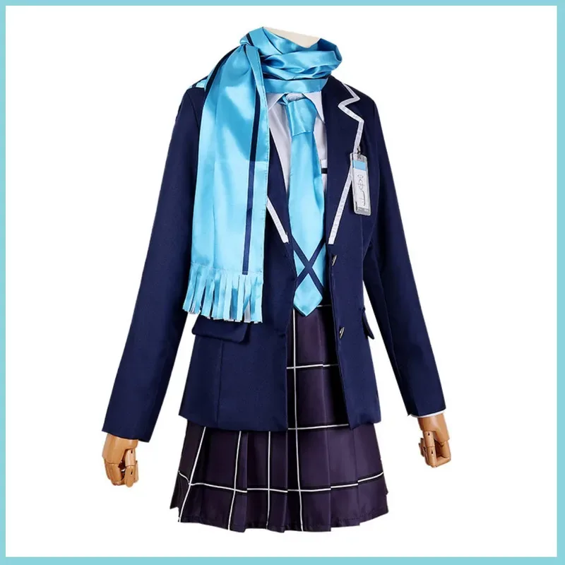

CyGame Blue Archive The Animation Sunaokami Shiroko Косплей Костюм Япония Южная Корея JK Школьная форма Пальто Мужчина Женщина Campus Su