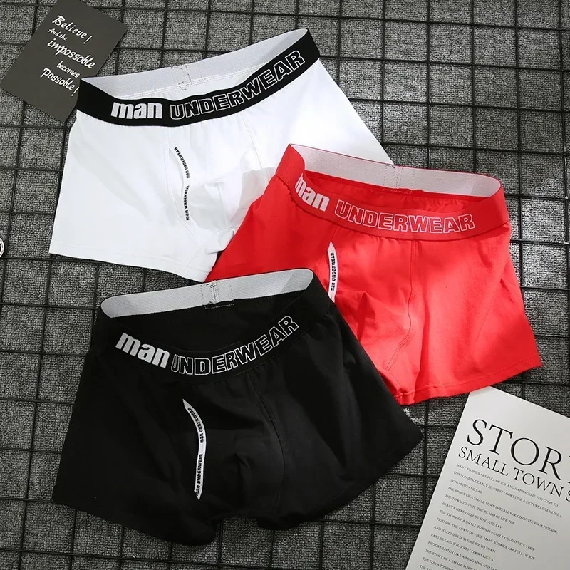 Boxer Mens Underwear Men Cotton Underpants Male Pure Men Panties Shorts Underwear Boxer Shorts Cotton Solid Cuecas