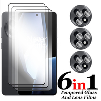 6in1 For OnePlus 13R 5G Glass For OnePlus 13R Tempered Glass 2.5D Full Cover Glue HD Screen Protector For OnePlus 13R Lens Film