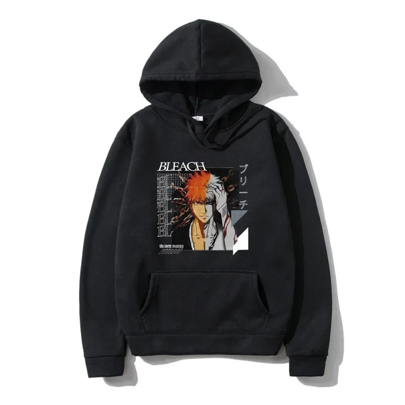 

Male Loose Versatile Sweatshirts Anime Hip Hop Clothes Pocket Casual Mens Hoodies Harajuku Comfortable Tops Autumn Winter