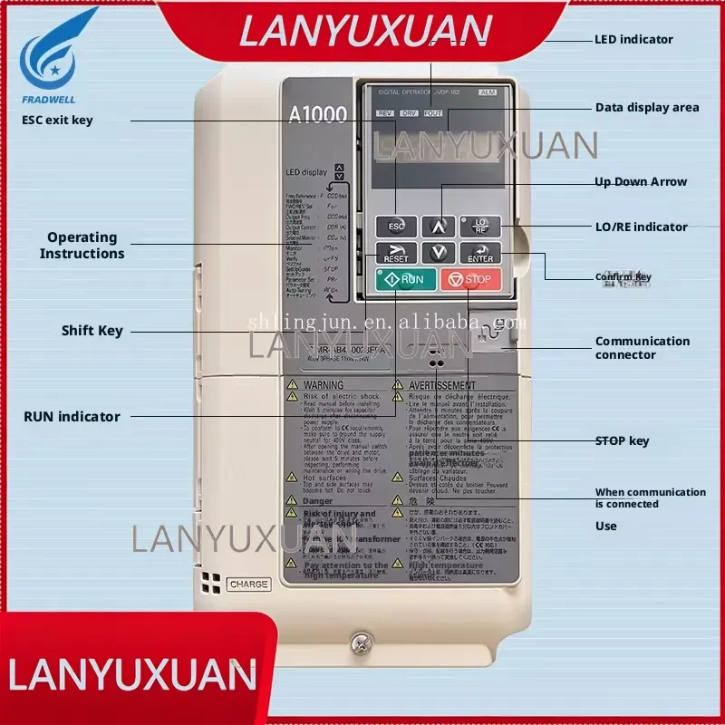 A1000 High-performance Vector Control Frequency Inverter Converter for Motor Single/Three Phase Model