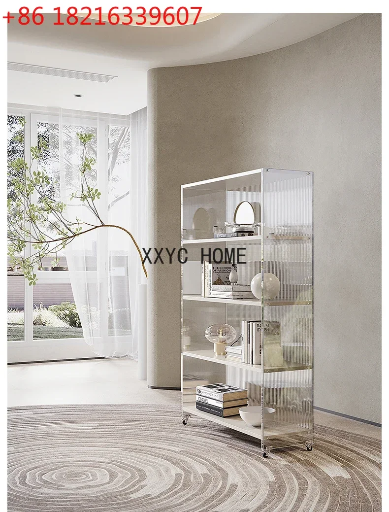 

Customized Acrylic Simple Multi-Layer Storage Rack Home Bookshelf Wall Living Room Display Rack Creative Floor Storage Rack