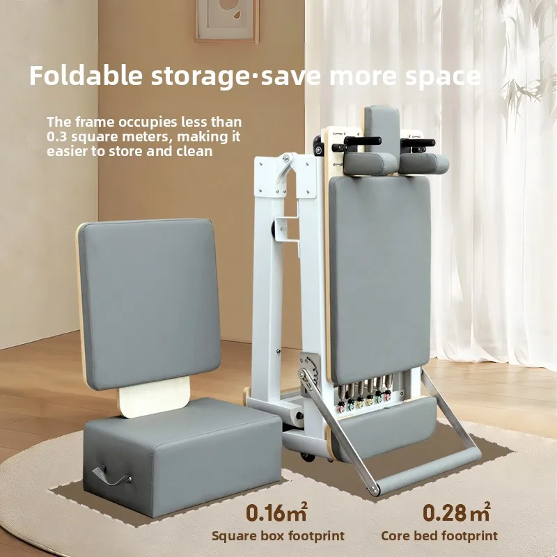 

Pilates core bed Home yoga studio Private multi-functional Pilates five-piece aluminum alloy folding core bed