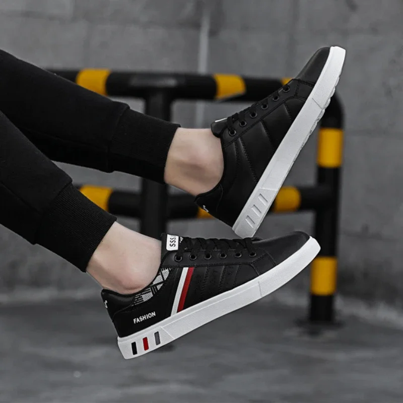 Dropshipping sepatu Sneakers pria flat mewah sepatu olahraga luar ruangan musim semi musim gugur untuk pria sepatu pria