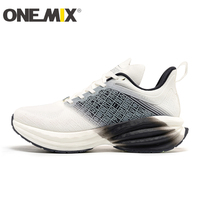 ONEMIX Chinese style Running Shoes for Men Breathable Fashion Character Vamp Air Cushion Sport Shoes Outdoor Walking Sneakers