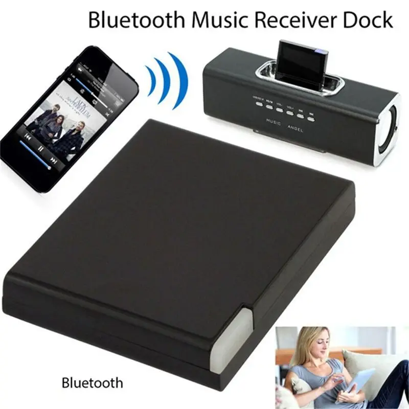 Top Deals 30 Pin Bluetooth-Compatible 5.0 Audio Receiver Stero Wireless Music Adapter A2DP For Ipad/ Speaker Sound Dock