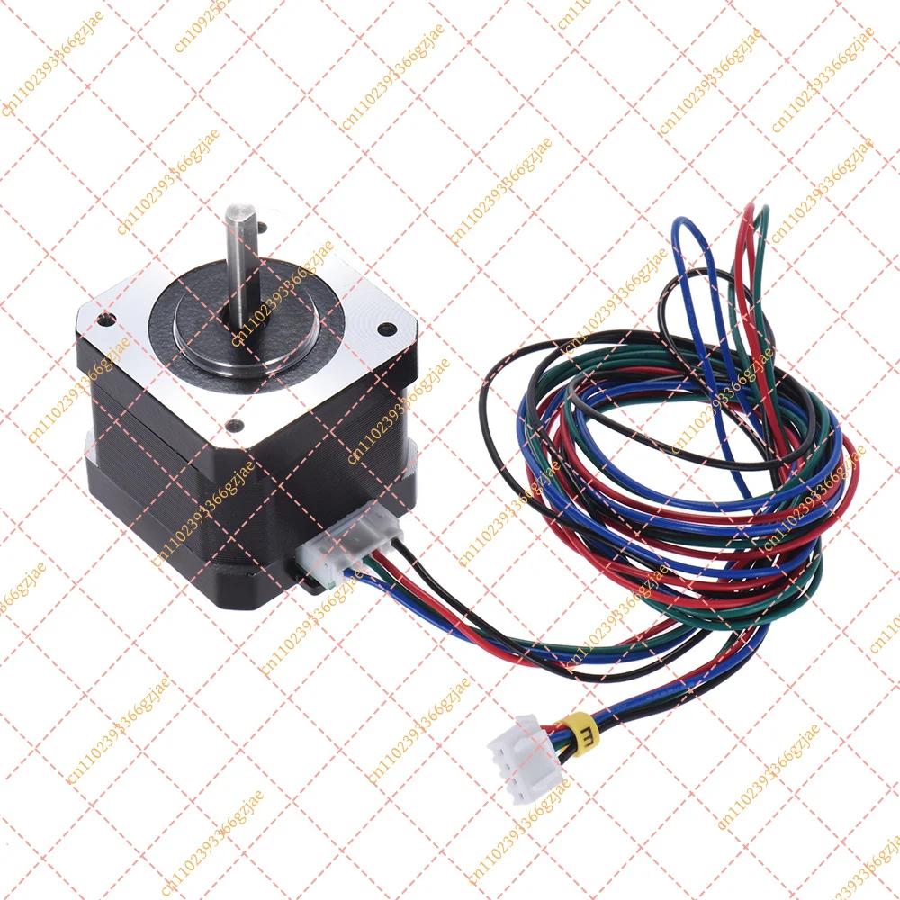 2Pcs Nema 17 Stepper Motor 1.8 0.9A 0.4N.m with 90cm Cable for Anet ET4/ET5/A6/E10/E16/A8 Plus, Replacement 3D Printer Parts