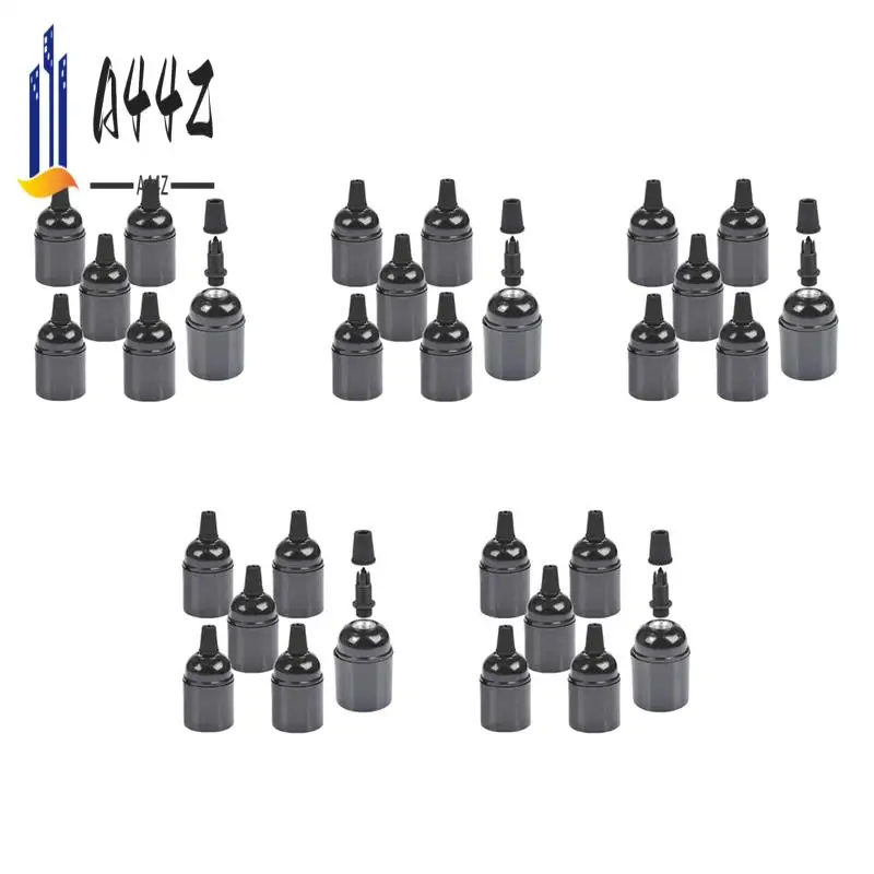 

A44Z-30-Pack Bakelite Lamp Holder E26/ E27 Light Socket Vintage Bulb Socket ES Screw Lampholder For Ceiling/Pendent/Floor