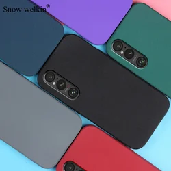 Sand Matte Soft Silicon Full Protect Shockproof Anti-Slip Case For Sony Xperia 1 5 10 II III IV V Pro I Phone Case Cover