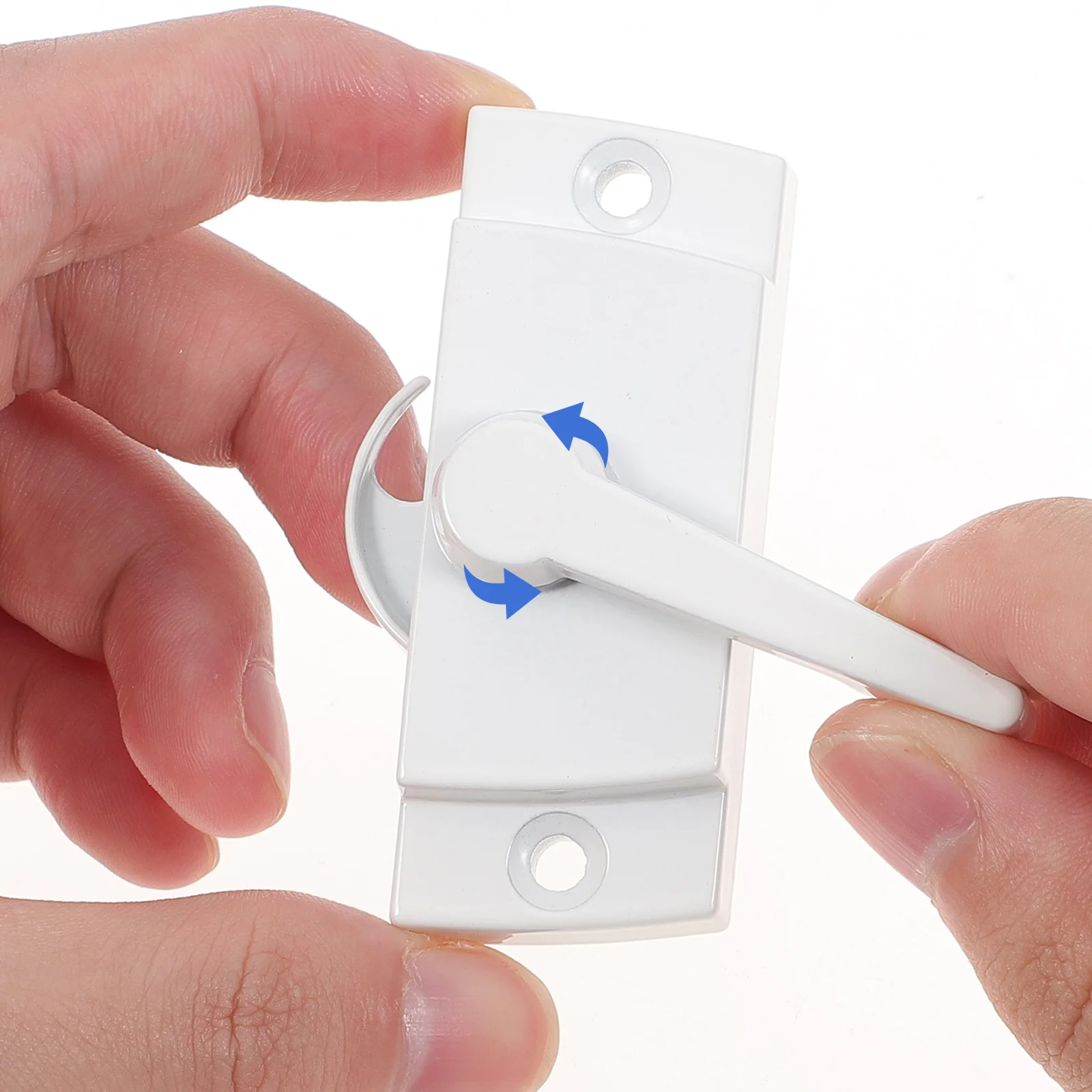 

4Pcs Window Locks Thickened Zinc Alloy Material Efficient Durability Minimalist Atmosphere for Home Privacy Protection