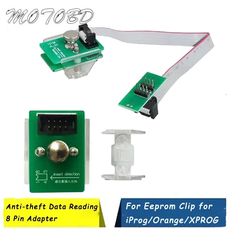 FEM/BDC 95128/95256 Chip Anti-theft Data Reading Adapter 8Pin Adapter Support XPROG/UPA/Iprog+/Orange/CGpro 9S12/VVDI