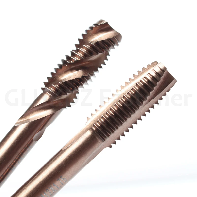 M2-M12 HSS Machine Tap Straight Fluted Tap Metric Screw Tap Right Hand Thread Tap Dril Thread Tool