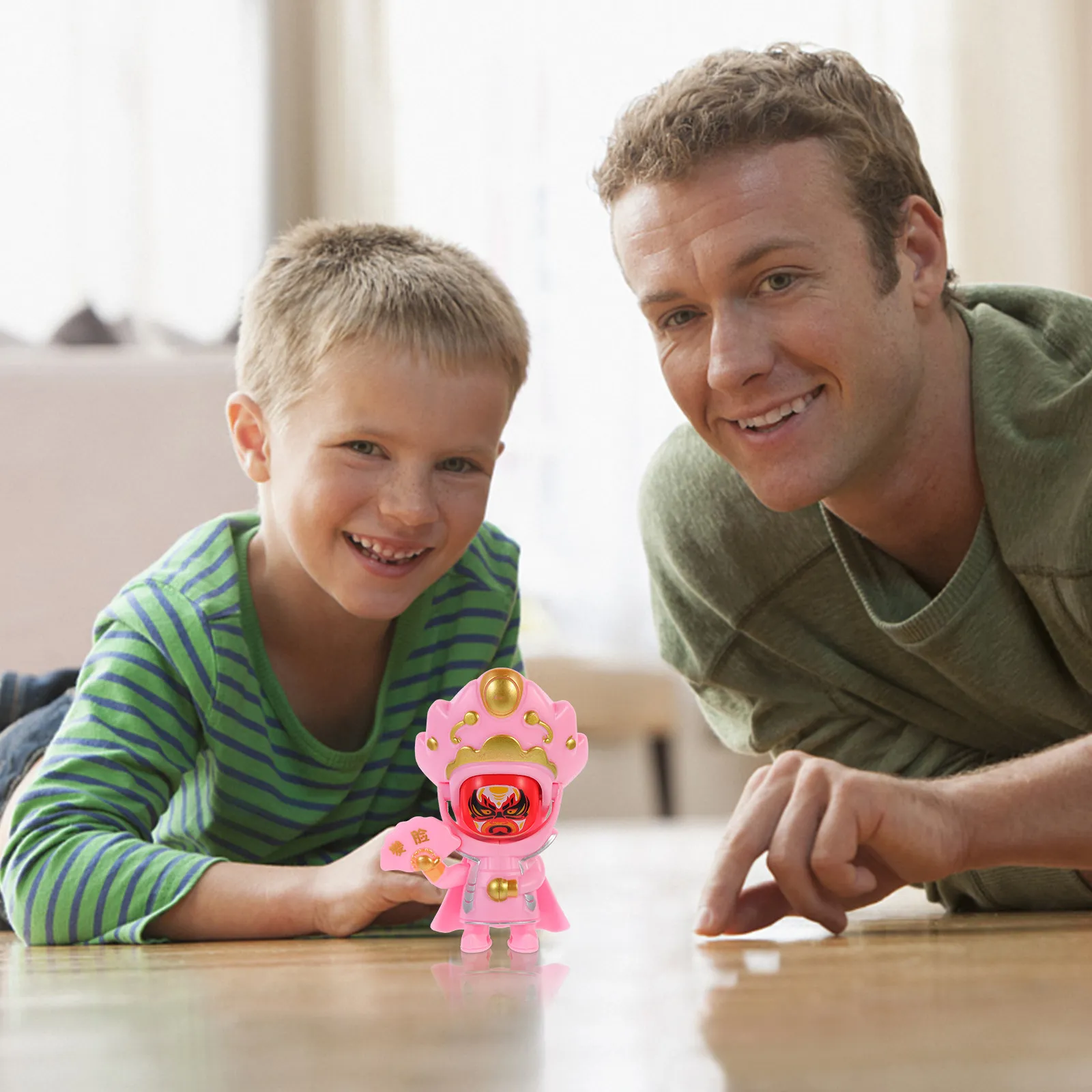 

2Pcs Chinese Face Changing Sichuan Opera Face Change Ornaments Creative Decorative Souvenirs Bright Realistic Faces