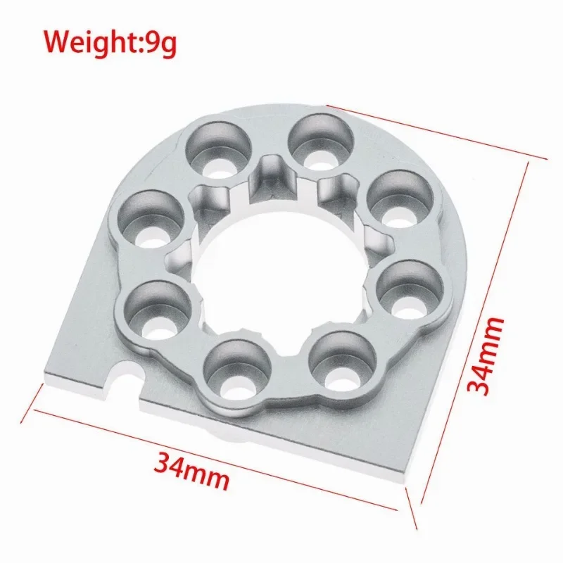 RC Car Upgrades Aluminum Heat Sink Motor Mount Seat for TT01/DF02 RC Car Upgrade Parts