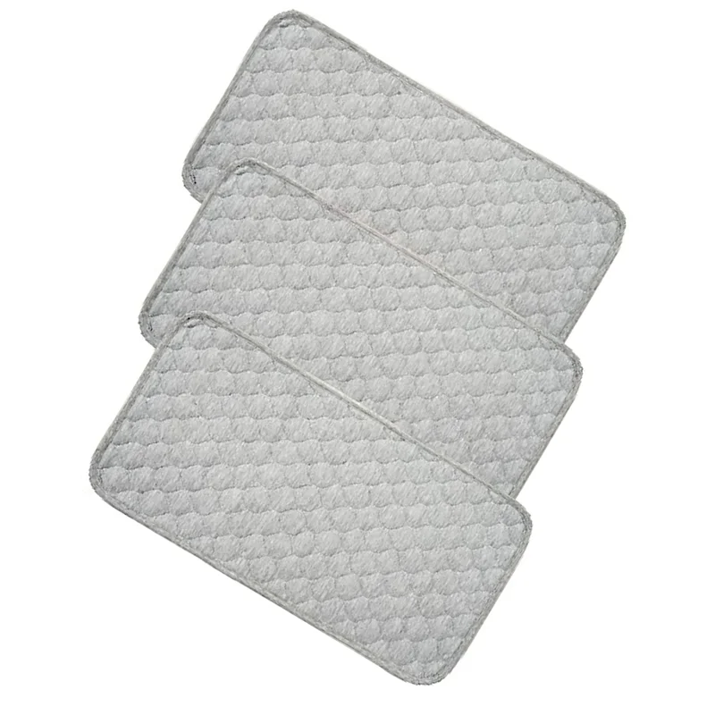 Baby Diaper Pads Bamboo Quilted Thicker Waterproof Changing Pad Liners, 3 Count