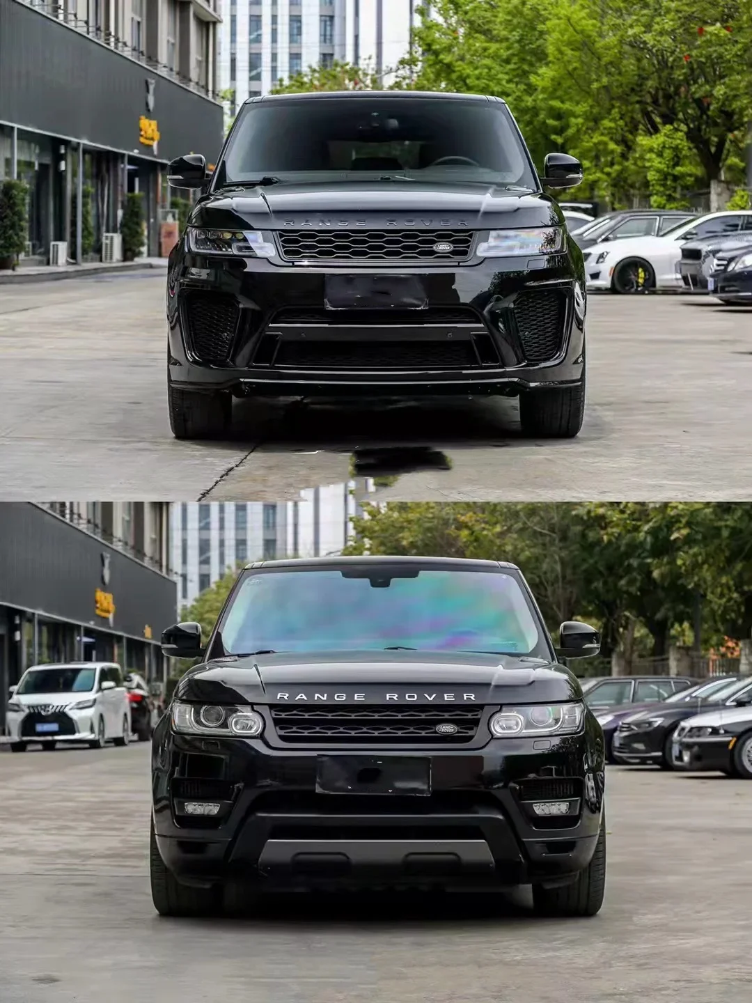 High Quality Body Kit For Land Rover 2014-2017 L494 Range Rover to Sport 2020 SVR bodykit Front Bumper