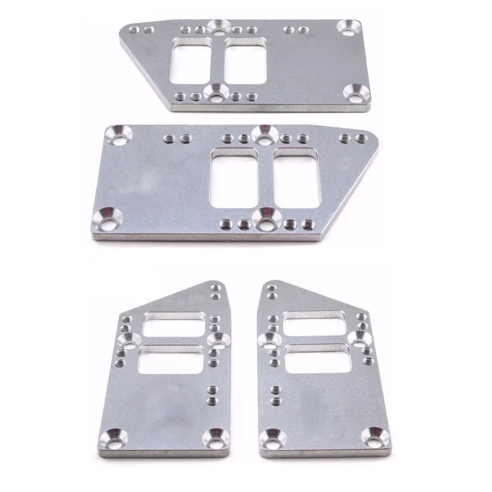 Billet Aluminum LS Swap Kit LS Engine Mounts LS Adapter Plates Kit LS1 LS3 LS2 Motor Mounting Adapter Silver EA-1022-S