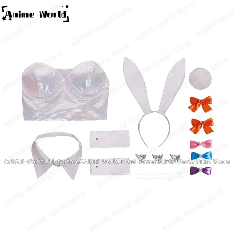 ニーディ・ストリーマー・オーバーロード MGkawaiiAngel-Chan KAngel Ver バニーガール コスプレ衣装,7;k'2.s;9,