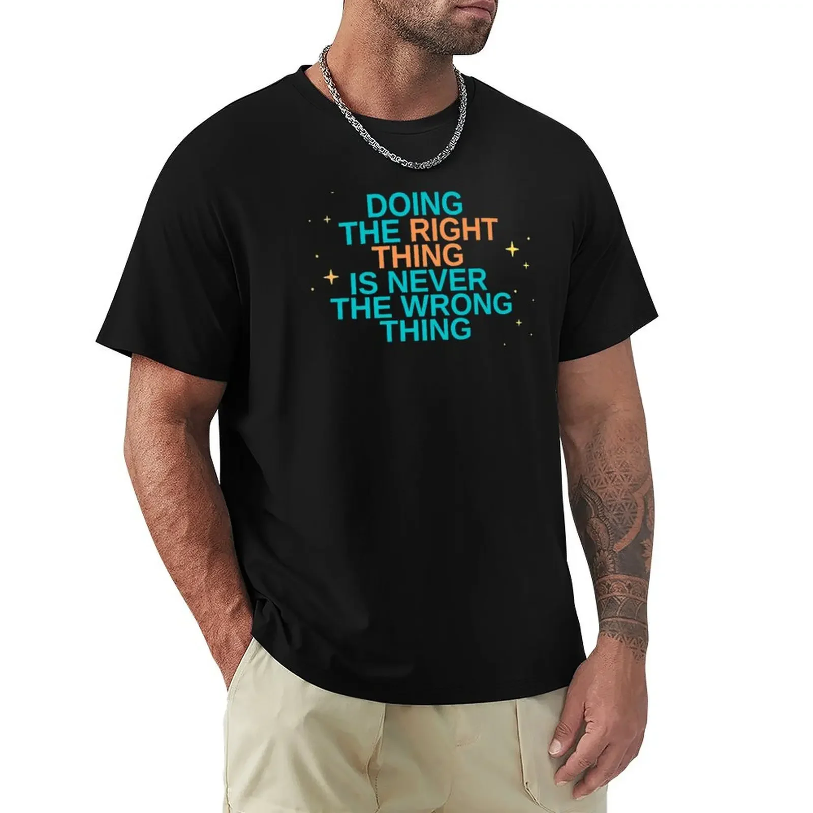 Doing the right thing is never the wrong thing - Roy Kent Premium T-Shirt tees cotton graphic tees Men's t-shirts