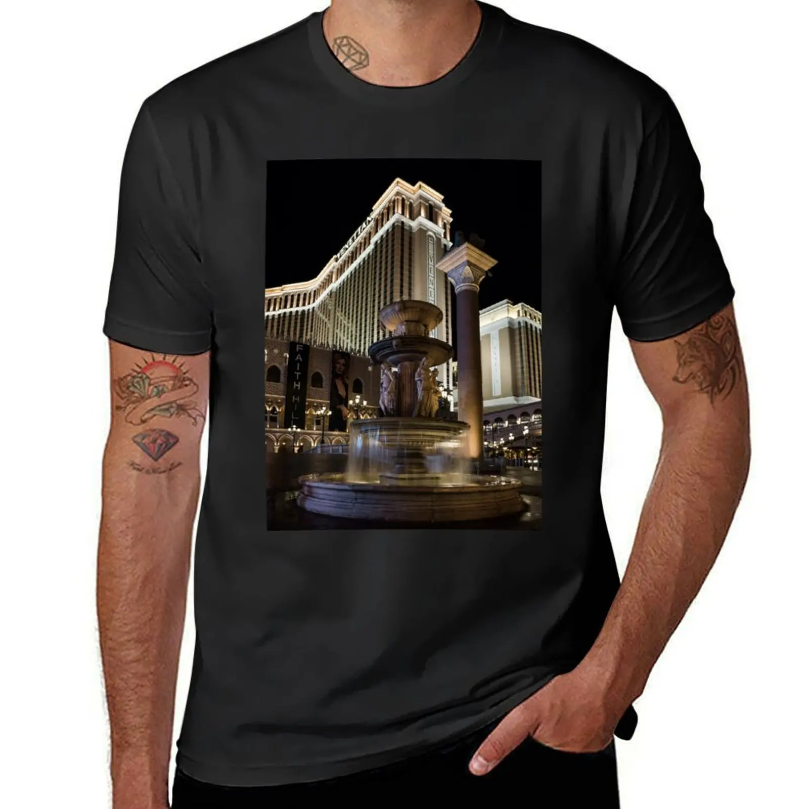 A Night at the Venetian Las Vegas T-Shirt tops korean fashion animal prinfor boys mens graphic t-shirts big and tall