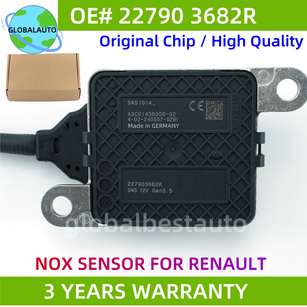 

Высококачественный новый датчик оксида азота 227903682R 22790 3682R для Renault Trafic X82 1.6 DCI