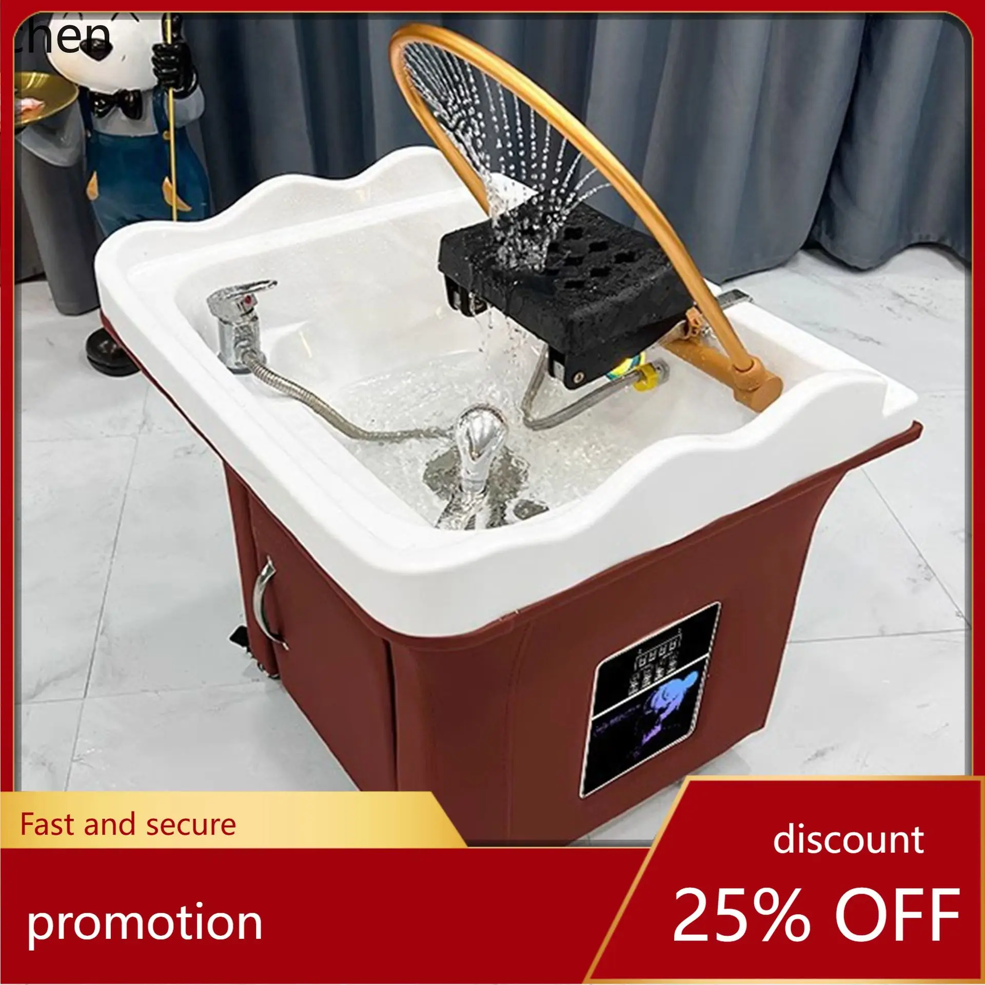 

CZ Head Therapy Basin Assembly Water Circulation Steaming Beauty Configuration Grafting Basin