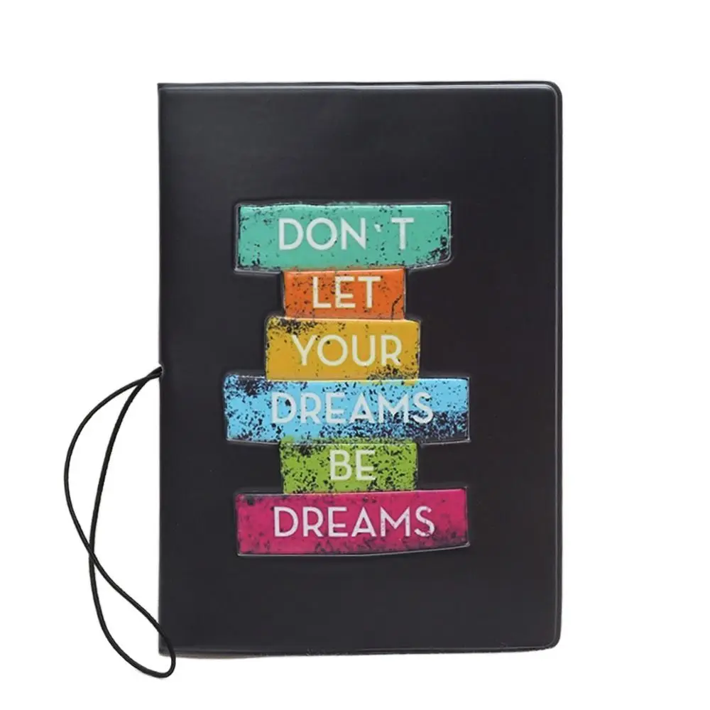 

Multicolor Passport Cover World Landmarks PVC Certificate Protective Sheath World Traveling Multi-function ID Card Holder Unisex