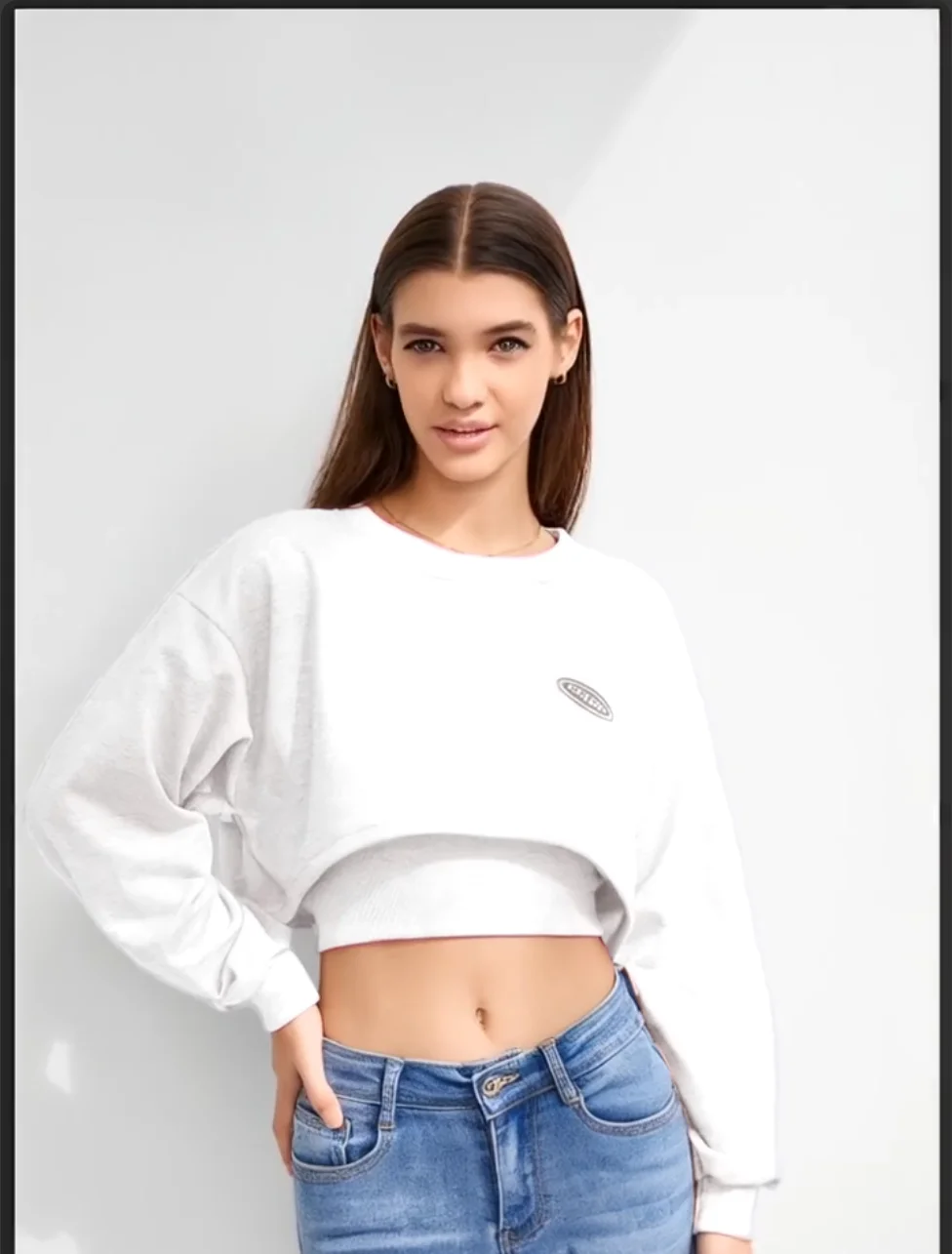

2025 New Women's Round Neck Sweatshirt and Vest Two Piece Set Casual Streetwear Y2K Fashion Sports Casual Suit