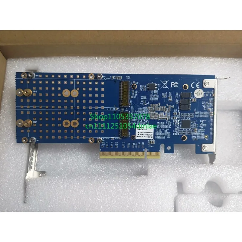 PLX88024 Четырехканальная карта расширения PCIe на NVMe с поддержкой PCIe 4 Lane для высокоскоростного расширения настольных ПК.