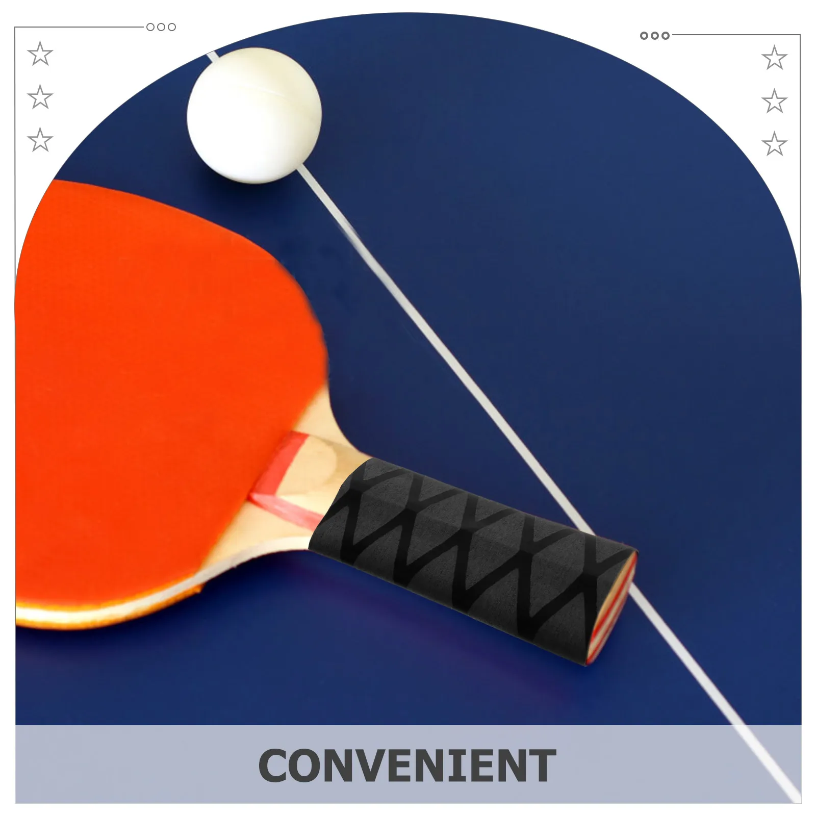 

Table Tennis Overgrip Sleeve Sweat Absorption Bat Wrap Protective Racket Grip Non Elastic Black MRAZ