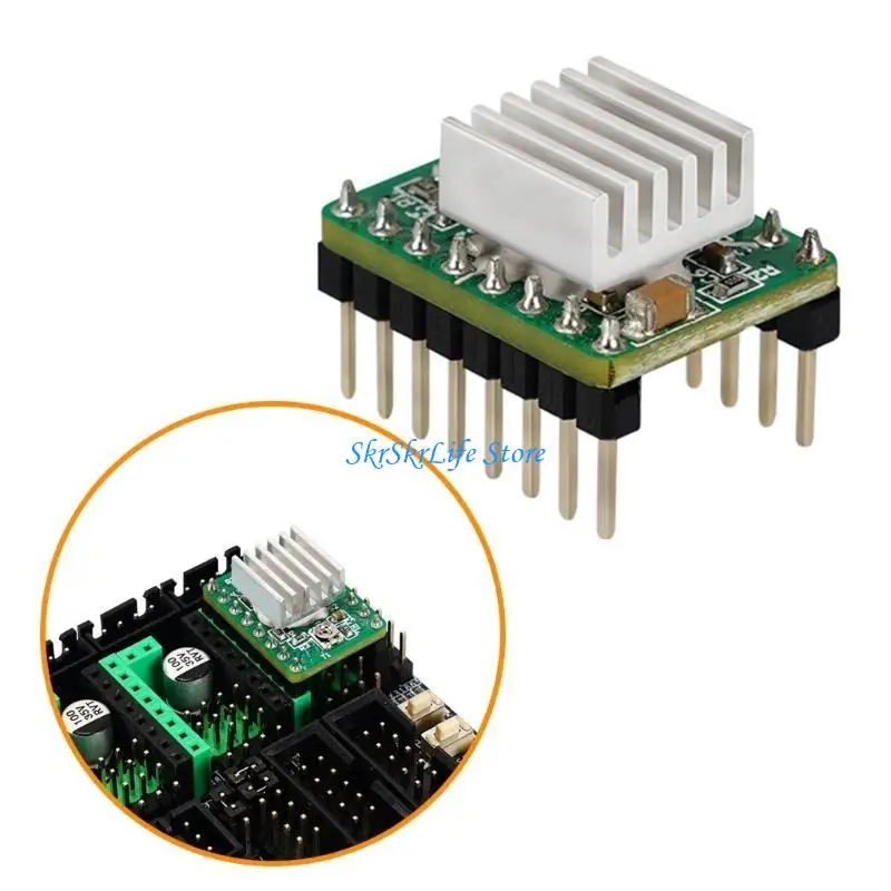 

E65E Precise Stepper Motor Driver Module Boards Motor Controller Over-Temperature Thermal Shutdown Board Heat-resistant