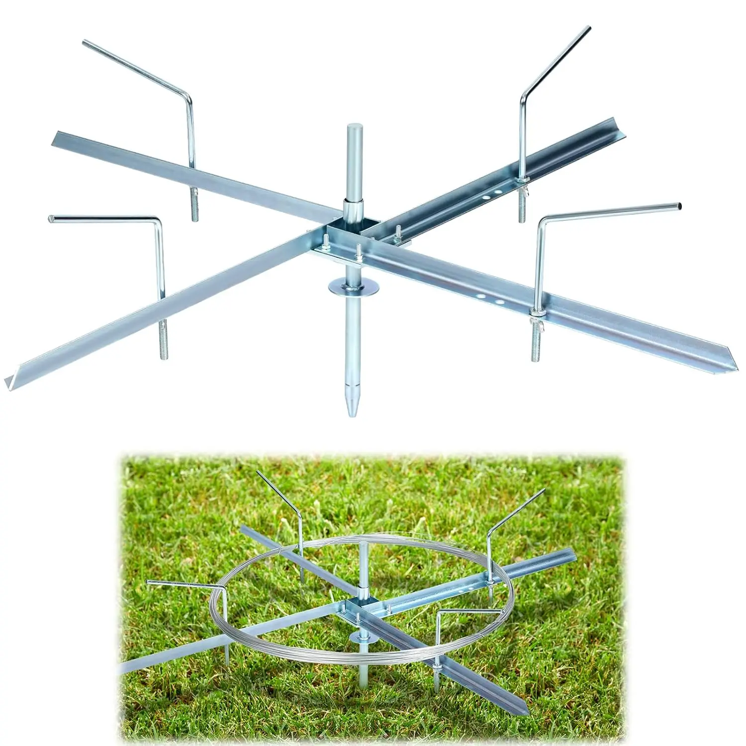Adjustable Spinning Wire Dispenser for Fence Installation, Holds up to 4000ft High Tensile Thread