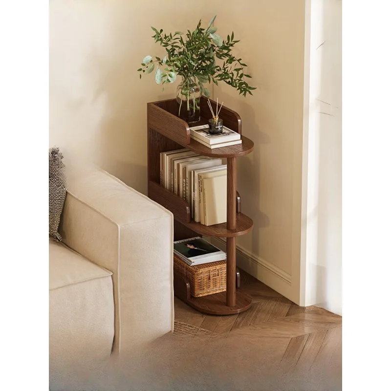 

Couch side few household living room side cabinet simple ultra-narrow small creative mini storage solid wood bedside rack