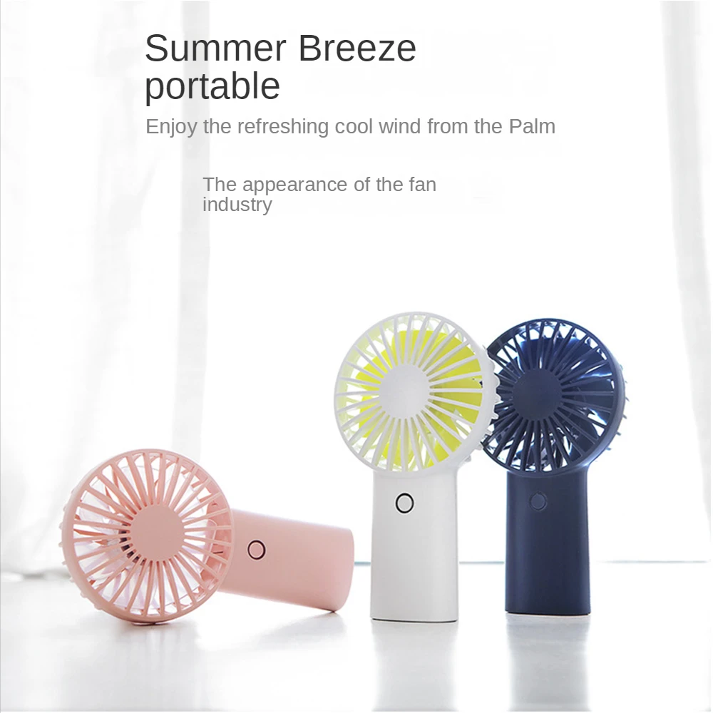 USB Rechargeable Small Fan Portable 4000mAh Battery Working 5-20 Hours Desktop Small Handheld Travel Outdoor Quiet Fan desk fan