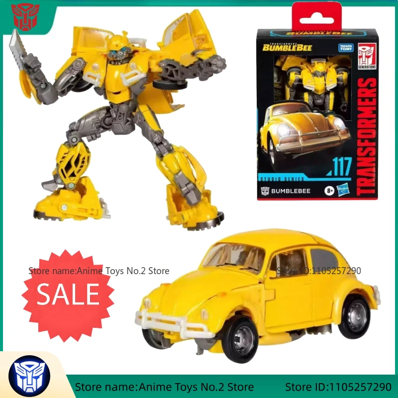 Transformator heeft inventaris en verzamelbaar SS-117 Bumblebee Action Doll Verjaardagscadeau Model Collectible Originele doos Trendy Gift