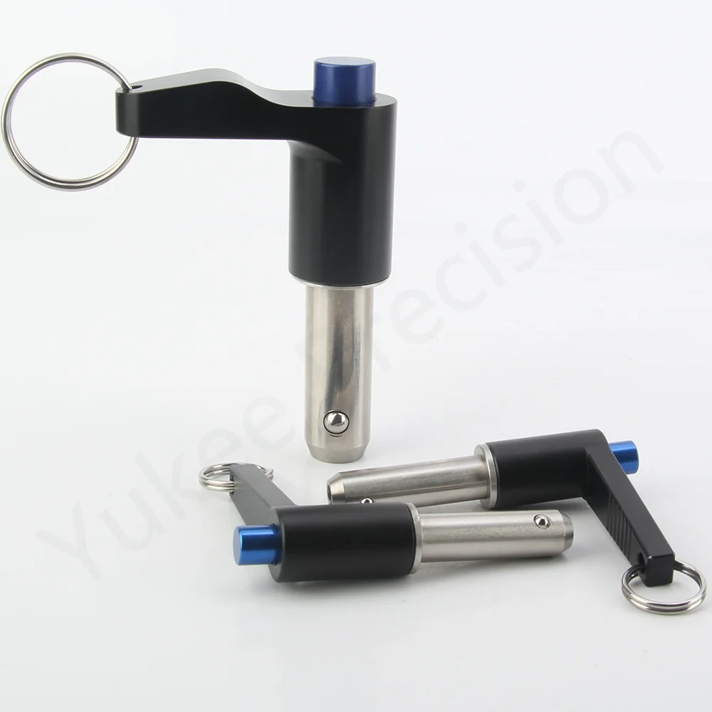 

YK118 Factory Outlet Large Stock Quick Release Pin Stainless Steel L-handle Quick Insertion Pin Safety Pin Ball Lock Pin