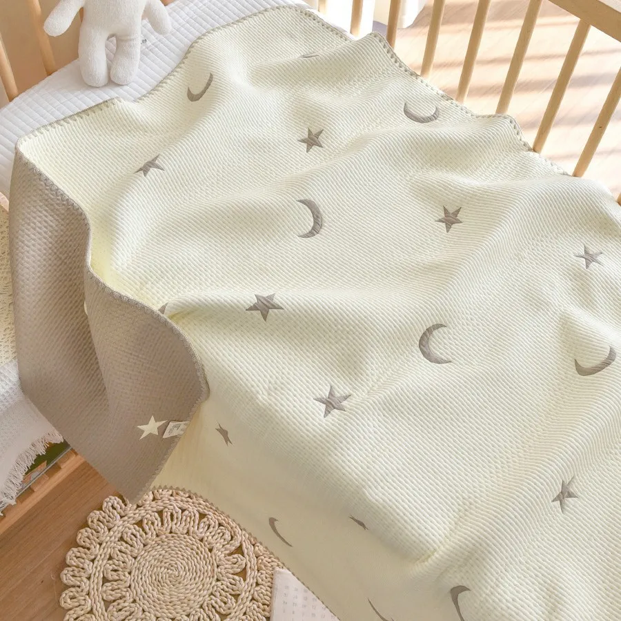 

Newborn Baby Blanket Baby Pure Cotton Blanket Stroller Blanket Kindergarten Children Nap Blanket Muslin Swaddle Blanket CJ254