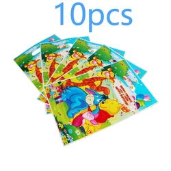 Winnie Theme 10pcs/lot Kids boys Girls Favors Happy Birthday Party Gifts Surprise Candy Bags Decorations Loot Bags