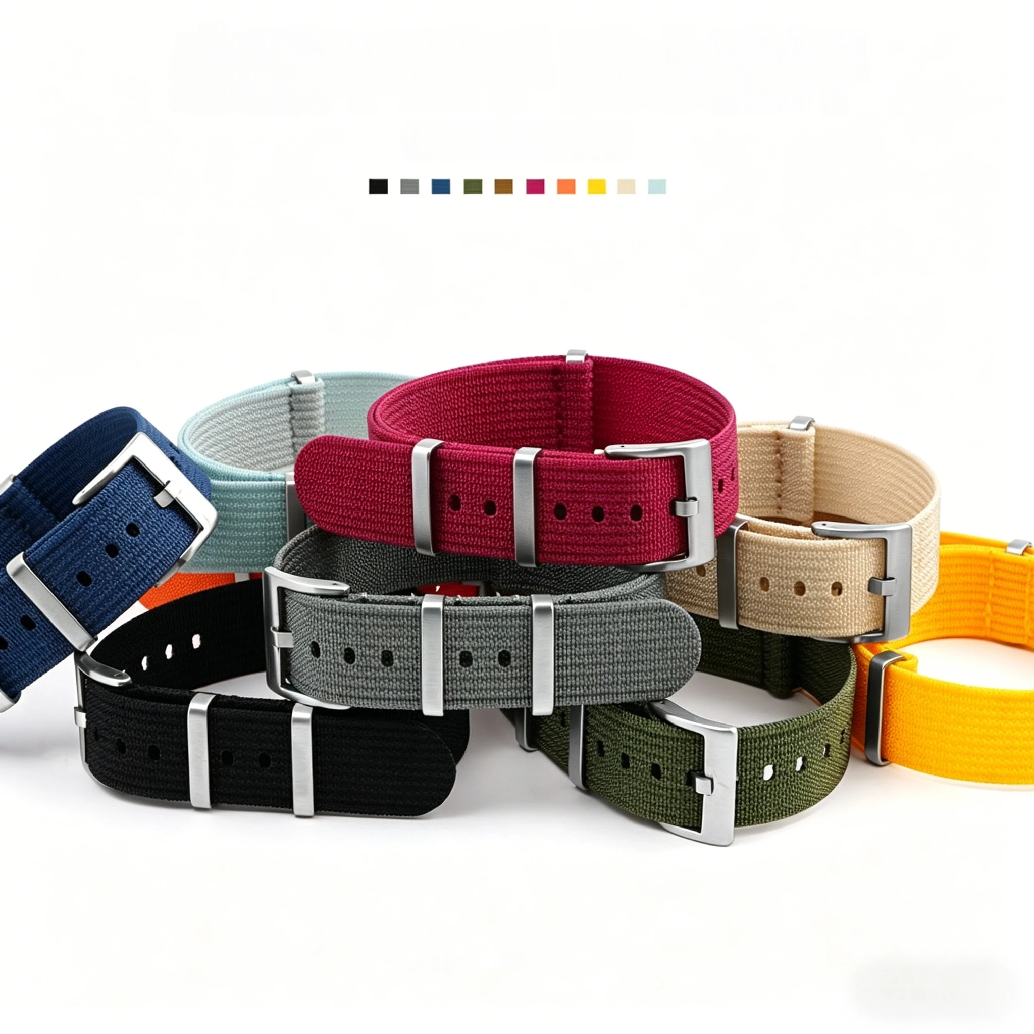 20mm 22mm Nylon NATO Sweat-Proof Watch Strap Fit For Omega Speedmaster IWC Universal Watch Band