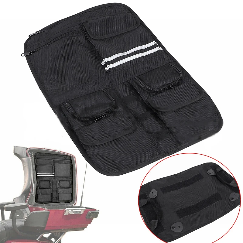 

Сумка-органайзер с крышкой мотоцикла для Harley Touring Trike King Chopped Razor Tour-Pak Pack 1993-2008 2009 2010 2011 2012 2013