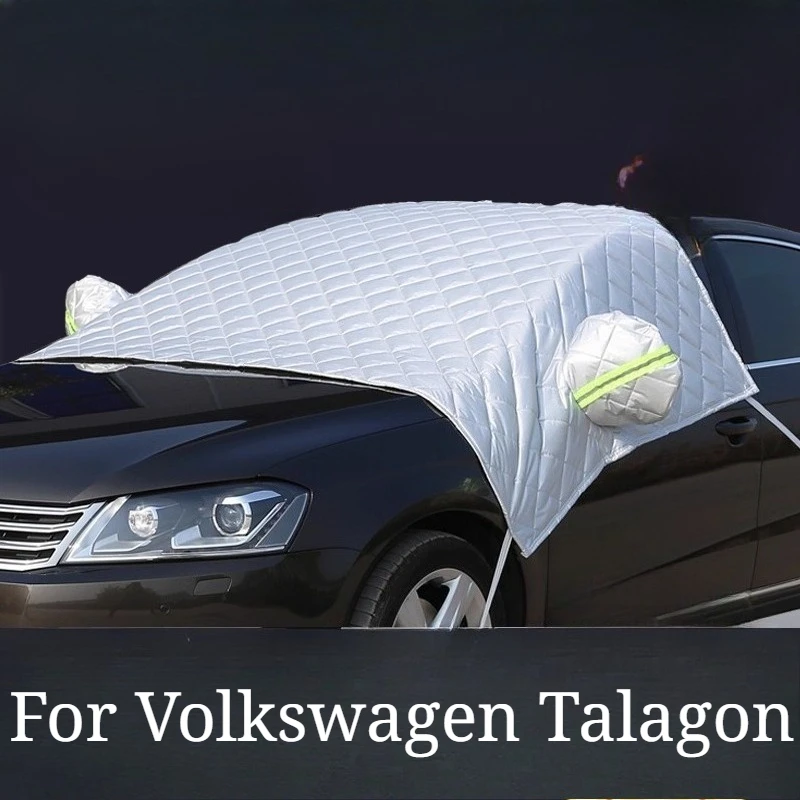 Front Windshield Antifreeze Half Cover for Volkswagen Talagon - Winter Snow & Frost Protection