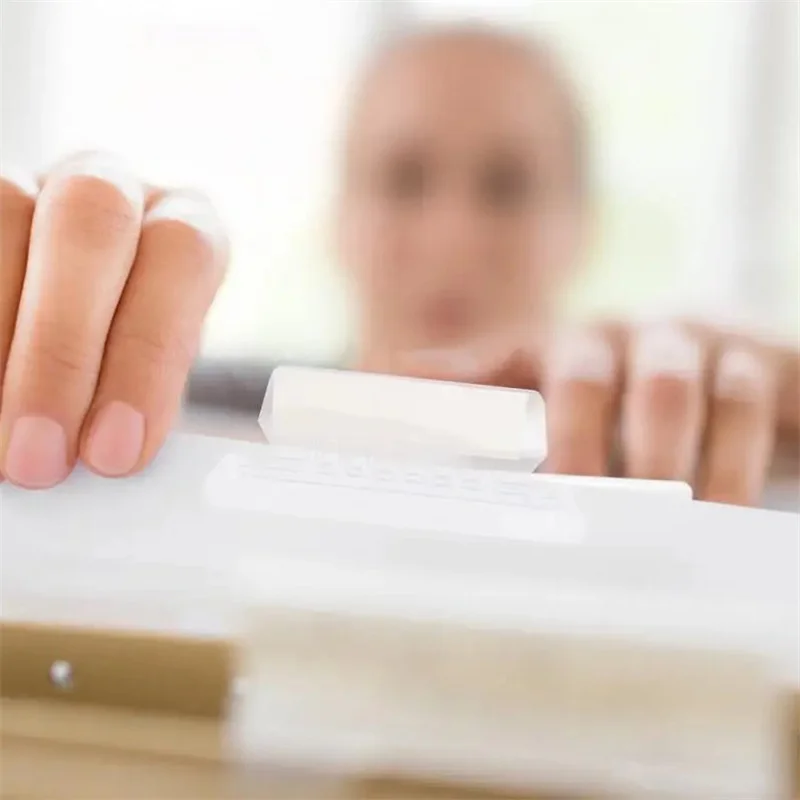 100 Pcs Folders Label Holder File Hanging Inserts Detachable Tabs Identification For Office School Organization And Storage