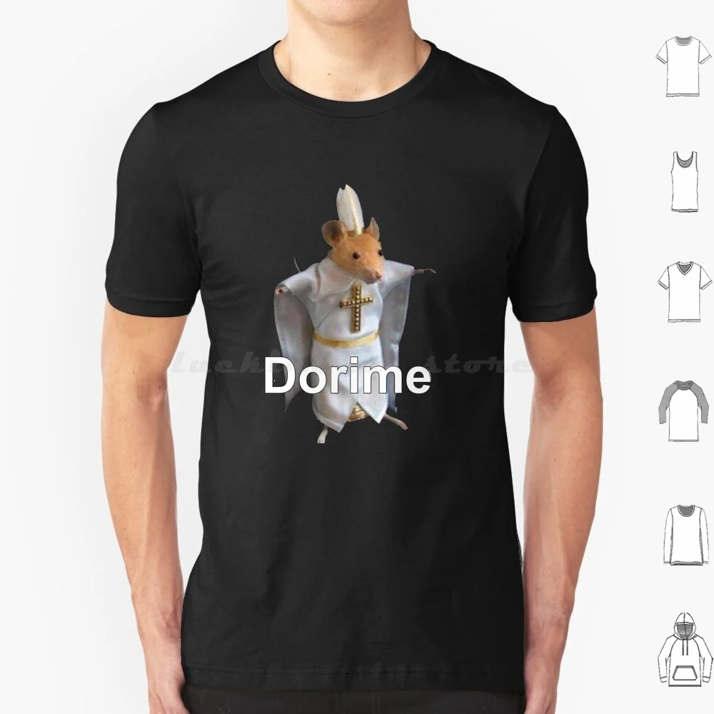 Dorime Rat-Rato Dorime Ameno Meme T Shirt 6Xl Cotton Cool Tee Dorime Meme Pope Mouse Rat Ameno Rat Priest Church Priest Mouse