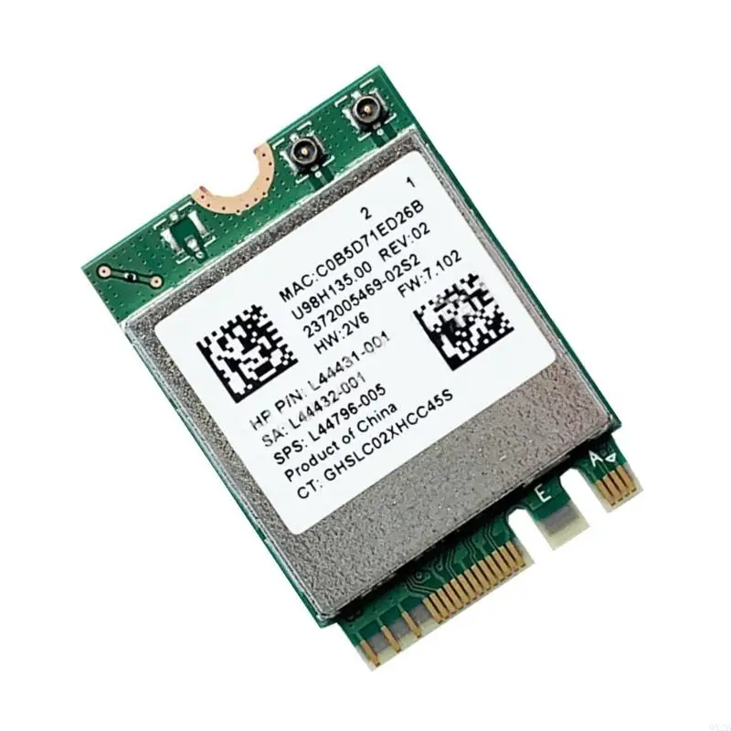 RTL882CE CARD WIFI REDEM 2.4/5.8G Bluetooth5.0 Antena IPX compatível com 1200Mbps