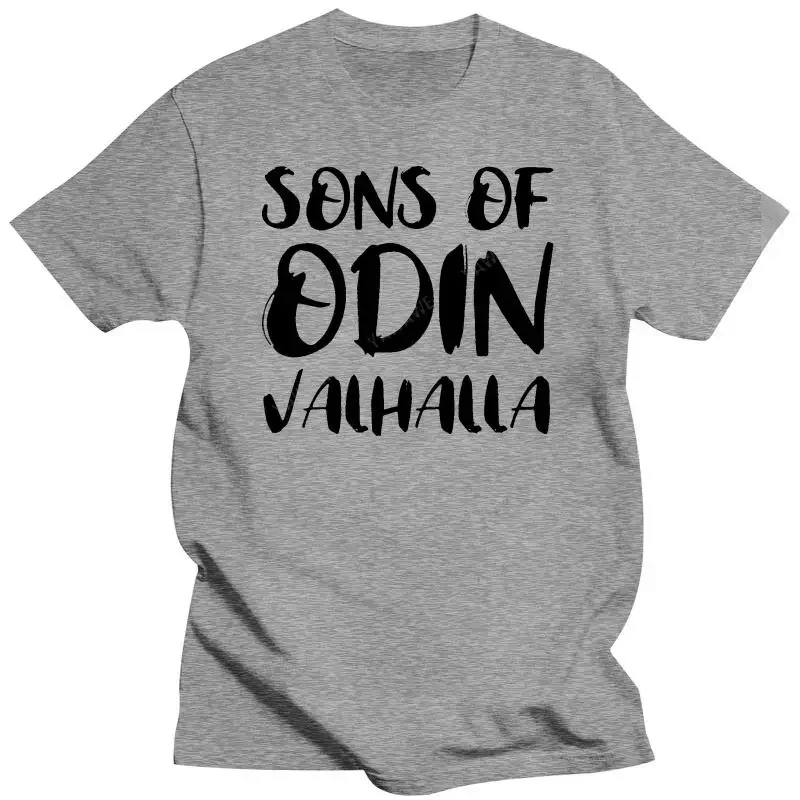 printed new SONS OF ODIN VALHALLA tee shirt and women gents Leisure men's t-shirts size S-5xl fashion cotton Cute Pop Top Tee