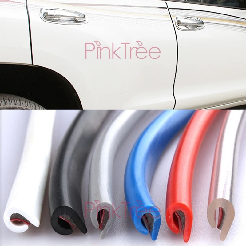 Door Bumper Protector Strip Anti Scratch Invisible Rubber For Toyota Land Cruiser 100 200 LC100 FJ100 LC200 Accessory